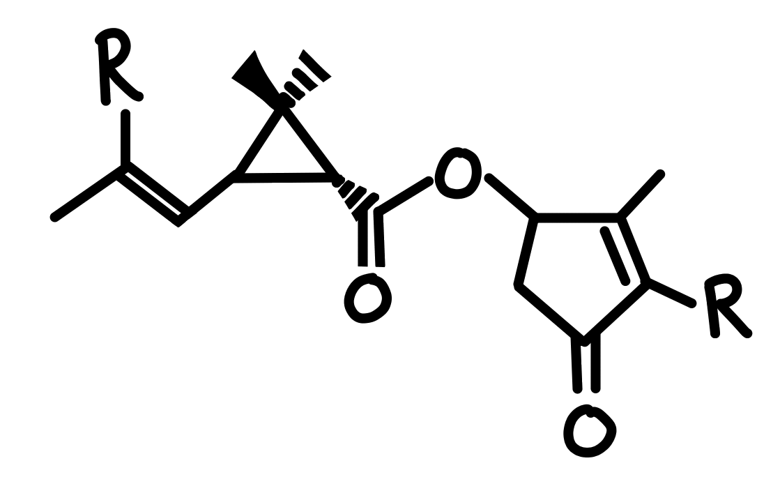 Pyrethrin graph